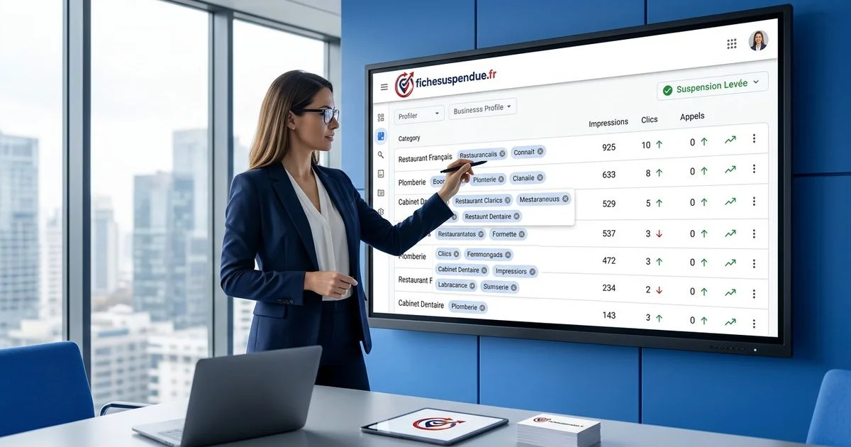 Impact des catégories Google Business Profile sur la visibilité locale des entreprises